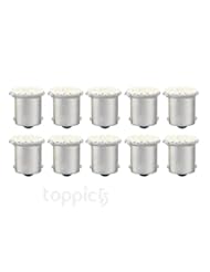 10 1156 Ba15s P21w 1073 White 22 1206 SMD LED Tail Stop Light Bulb 12v Dc