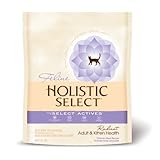 Holistic Select Feline Radiant Adult and Kitten Health Chicken Meal Recipe Dry Cat Food, 3-Pound Bag