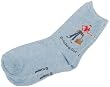THE GIRLS SOCKS-STITCHING GIRL -CHAMBRAY