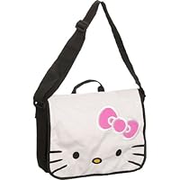 Hello Kitty Plush Face Messenger Bag