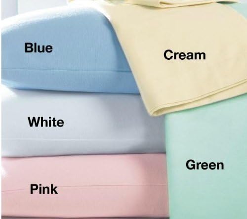 Flannelette Fitted Sheet, Blue, Double 100 % Brushed Thermal Cotton by Linenstowelsquilts