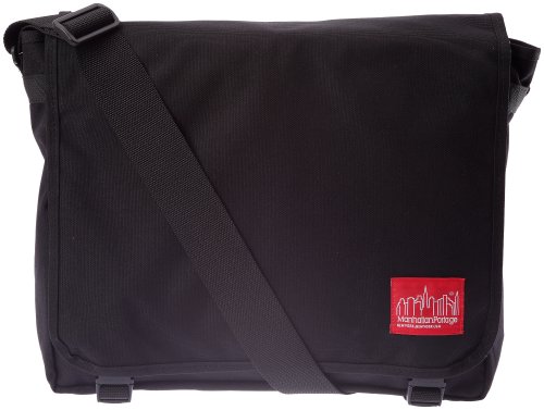 Manhattan Portage Computer Dj Bag, Sac ordinateur mixte adulte 39.5x32x14 cm - Noir, Synth&eacute;tique