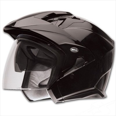Bell Solid Mag-9 Harley Touring Motorcycle Helmet - Gloss Black / X-Small On Sale