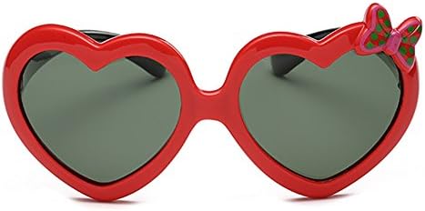 Miuki Cute Heart Kid Polarized Cool Character Unisex-child Children Sunglasses(C5)