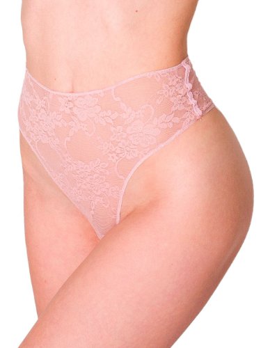American Apparel Women's Stretch Floral Lace Thong Size