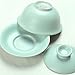 Chinese Porcelain Celadon Ru Kiln Tea Cup Green Color Gaiwan Lidded Bowl 130ml