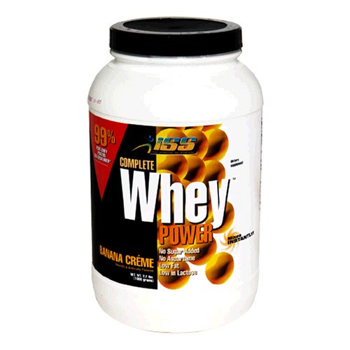 ISS Complete Whey Power, Banana Creme, 2.2-Pound Plastic Jar by ISS Research