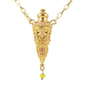 Princess Perfume Necklace (Gold)