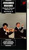 Brahms: Sonatas For Piano And Violin Nos. 1-3 / Horn Trio Op. 40 [VHS]