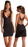 Sexy Black Chemise Dress and Thong