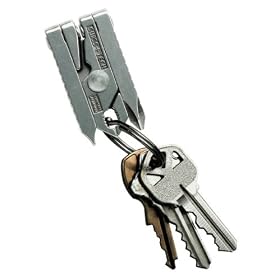 Swiss Tech MTTBS Micro-Tech 6-in-1 Polished Stainless Steel Key Ring Multi-Tool, Gift Box by Swiss Tech