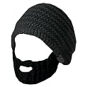 Beardo Beard Beanie Hat - Dark Grey Black Beard