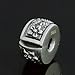 Flower Clip .925 Sterling Silver Spacer/Stopper Charm Fit 3mm Size Bracelet