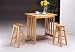 3 Piece Dining Set in Oak By Coaster Furniture
