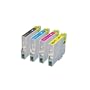 (4Packs) Epson T0321, T0322, T0323, T0324. Compatibles Ink Cartridges. Product Compatibility Epson : Stylus C70, Stylus C70 Plus , Stylus C80, Stylus C80N, Stylus C80WN Etc.