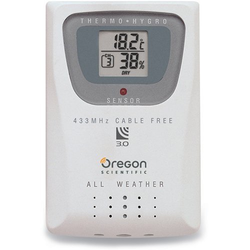 Oregon Scientific THGR810 10-Channel Wireless Remote Thermometer/Humidity Sensor with 10 Channels for the WMR200, WMR100, and WMR90 Weather Stations