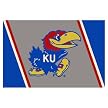 University of Kansas Rug - Blue /Red (Rectangle)