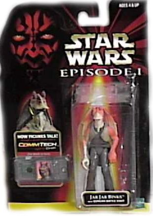 41B09W8X5CL Star Wars Episode 1 Jar Jar Binks Action Figure