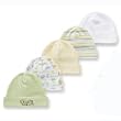 Gerber Cap, 5 Pack, 0-6 Months