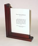 Bookend/Photo Holder, Dark Cherry