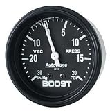 Auto Meter 2310 Autogage Mechanical Boost / Vacuum Gauge