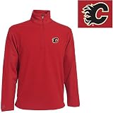 Antigua Calgary Flames 1/4 Zip Frost Pullover Jacket
