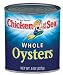WHOLE OYSTERS, 12 pack of 8 oz cans