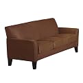 Metropolitan Upholstered Sofa - Chocolate