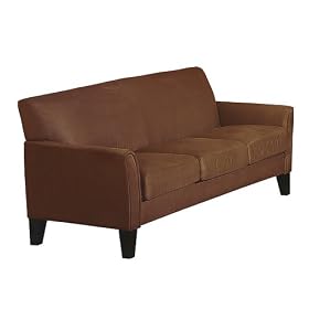 Metropolitan Upholstered Sofa - Chocolate