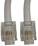Cabling4Less 15m ADSL Cable - RJ11 to RJ11 - White
