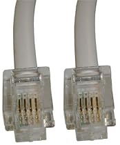 Cabling4Less 10m ADSL Cable - RJ11 to RJ11 - White