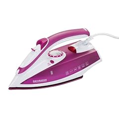 Severin BA 3243 Dampfb�gelautomat / 2400 Watt / 200 ml Kapazit�t / keramikbeschichtete Edelstahlsohle / wei�-violett