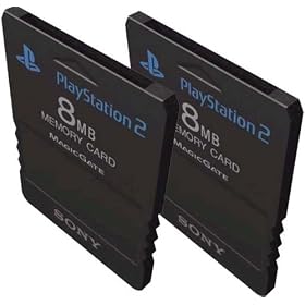 Sony 8 MB Memory Card 2-Pack (PS2)