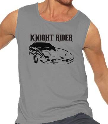 Knight Rider Tank Top Heather Grey, XXL Preisvergleich