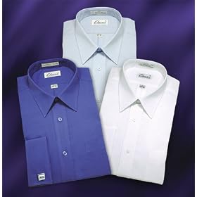 Mens Shirt Style, 100% Cotton - Yes a Dress Shirt (Not a Tuxedo Shirt) from a Leader in the Formal...
