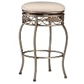 Backless Bordeaux Swivel Counter Stool