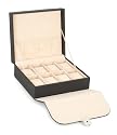 Axis Eight Black 8 Watch Travel Display Box Case