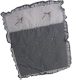 Baby Doll Bedding Regal Crib Comforter, Grey