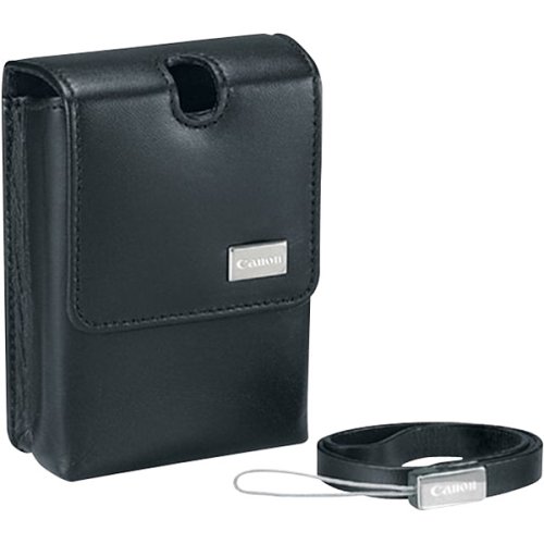 Photo: Canon PSC 90 Deluxe Leather Case for the SD200, SD300, SD450, SD400 & SD600 Digital Cameras  Black 