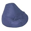 Blue Adult Urban Suede Beanbag By Elite Furniture