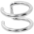 Illusion 2-Ring Non Pierced Clip On Closure Ring