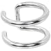 Illusion 2-Ring Non Pierced Clip On Closure Ring