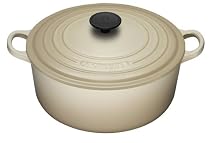 Le Creuset Enameled Cast-Iron 5-1/2-Quart Round French Oven, Dune