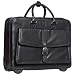 Clark & Mayfield Stafford Rolling Leather Laptop Tote 17