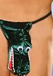 Mens Alligator Pouch (Green;Men's One Size)