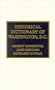 Historical Dictionary of Washington, D.C.