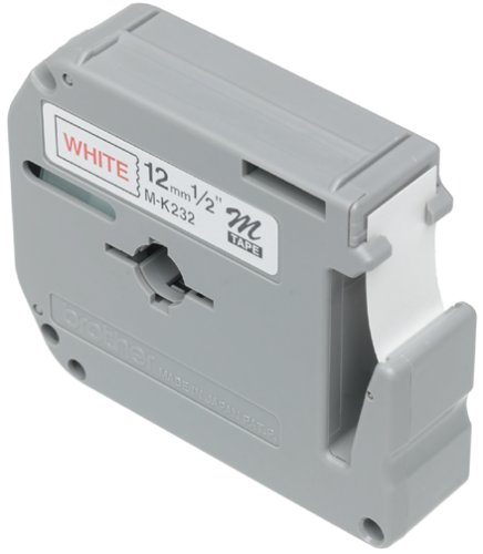 Brother Tape Cartridges 0.5IN Wide Red On White