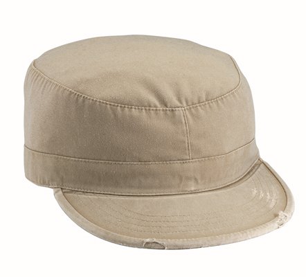 Vintage Khaki Fatigue Cap - Available in 5 sizes