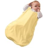 Kiddopotamus Beddiebye Zip Around Safety Blanket Microfleece Small, Yellow