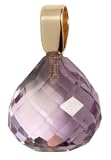 14k Yellow Gold Amethyst Pendant
